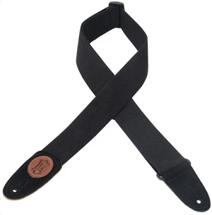 Levys MSSC8 Cotton Guitar Strap, Black