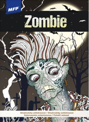 Omalovánky antistresové Zombie 210x290mm/32