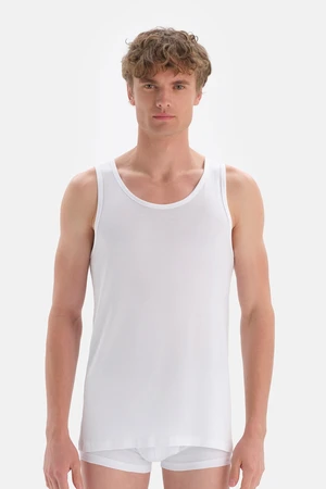 Dagi White Micro Modal Male Singlet