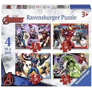 Ravensburger Puzzle 4 v 1 Disney Marvel Avengers 72 dielikov