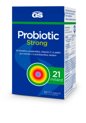 GS Probiotic Strong 60 + 20 kapsúl