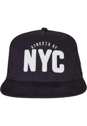 Street NYC Navy Cap/White