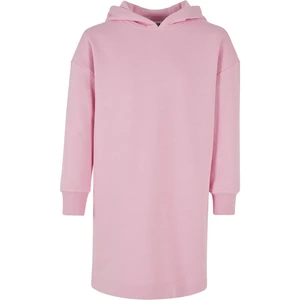 Girls' Oversized Terry Hoody Dress Girls' Pink