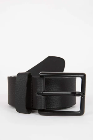 DEFACTO Man Rectangle Clasp Faux Leather