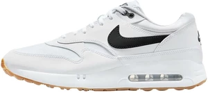 Nike Air Max 1 '86 Unisex Golf Shoe White/Black 46 Calzado de golf para hombres