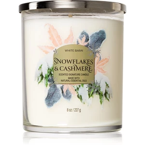 Bath & Body Works Snowflakes & Cashmere vonná svíčka 227 g