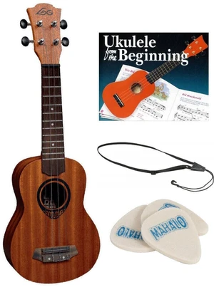 LAG TKUS SET Natural Satin Ukulele soprano