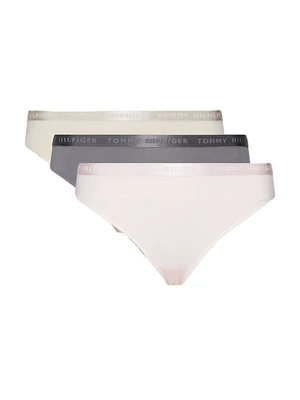 3PACK Women's Thongs Tommy Hilfiger multicolor