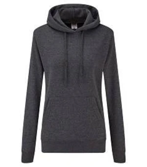 Anthracite Hooded Sweat Fruit of the Loom