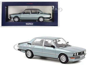 1980 BMW M 535i Light Blue Metallic 1/18 Diecast Model Car by Norev