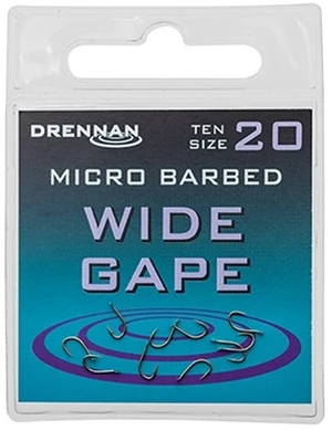 Drennan háčky wide gape - velikost 10