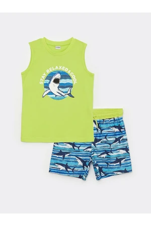 LC Waikiki LCW Kids Boys Undershirt and Swim Shorts