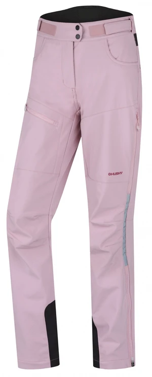 Husky Keson L S, faded pink Dámské softshell kalhoty