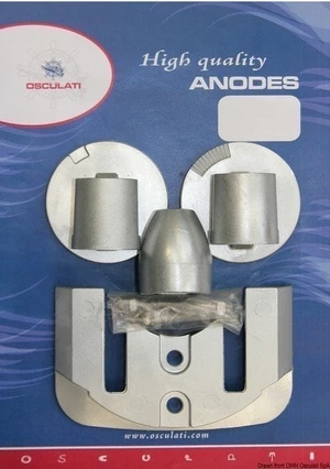 Osculati Anode Kit Mercruiser Bravo III-04 - Magnesium