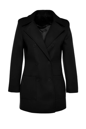 Trendyol Black Stamped Coat