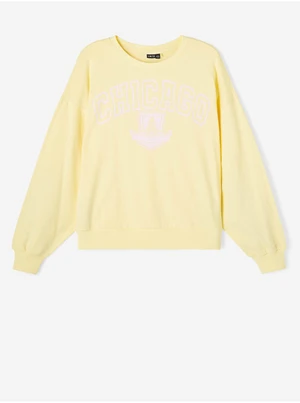 Yellow girly sweatshirt name it Dollege - Girls