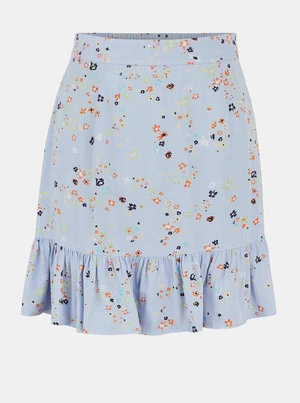 Light Blue Floral Skirt Pieces Lala - Women