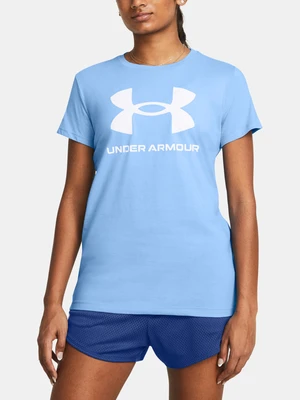 Under Armour UA Rival Logo SS Triko Modrá