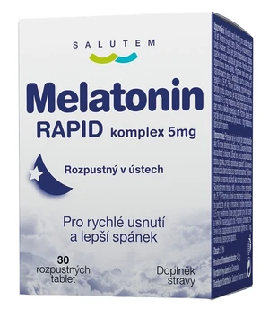 SALUTEM PHARMA Melatonin Rapid komplex 5 mg ODT (pod jazyk) 30 tablet