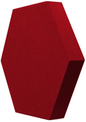 Mega Acoustic HexaPET 5 cm Dark Red Akusztikai panel