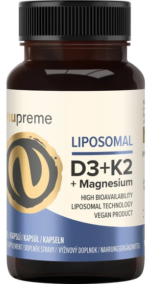 NUPREME Liposomal Vit. D3+K2+Magnesium 30 kapslí