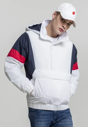 3-Tone Tug Jacket White/Navy/Fiery Red