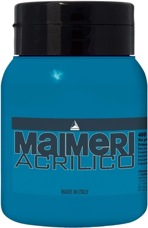 Maimeri Acrilico Akrylová barva Primary Blue Cyan 400 500 ml 1 ks