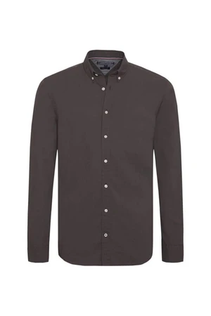 Tommy Hilfiger Shirt - MINI HOUNDSTOOTH SHIRT brown