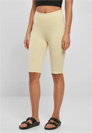 Women's Organic Stretch Jersey Shorts - Soft Yellow