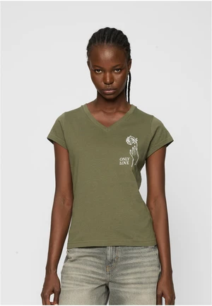 Ladies Only Love Olive Tee