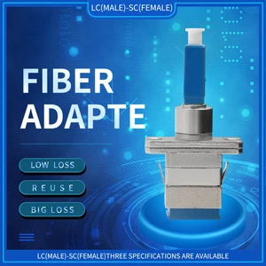 KELUSHI Fiber Adapter SC/UPC(Female) To LC/UPC(Male) Single Mode Fiber Style SM-9/125 SC-LC Hybrid Adapter Connecter