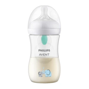 PHILIPS AVENT Láhev Natural Response s ventilem AirFree 260ml, 1m+, slon