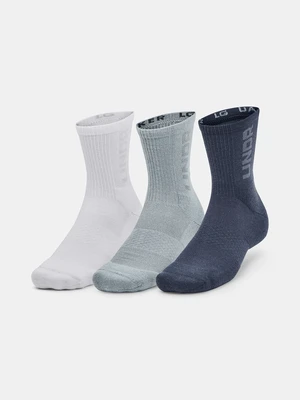 Súprava troch párov ponožiek Under Armour UA 3-Maker 3pk Mid-Crew