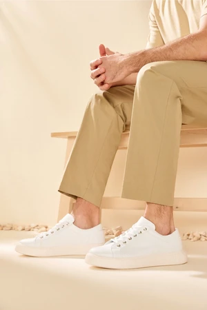 Yaya by Hotiç White Men's Sneakers