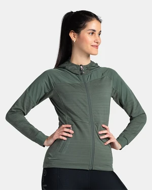 Women's technical sweatshirt KILPI MEMPHIS-W Dark green