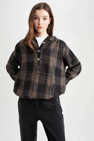 DEFACTO Flannel Long Sleeve Shirt