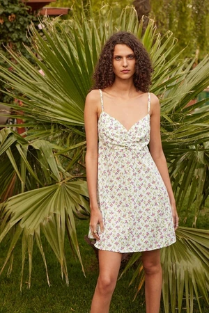 VATKALI Floral Print Mini Dress