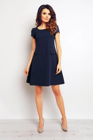 Infinite You Woman's Dress M081 Navy Blue