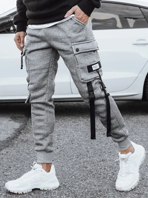 Grey Men's Cargo Pants Dstreet