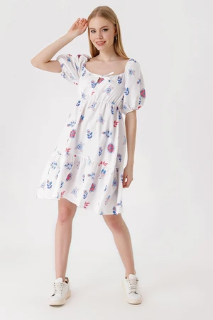 Bigdart 2351 Flared Poplin Dress - A.blue