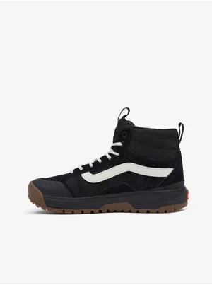 VANS UA UltraRange EXO Hi Black Womens Ankle Leather Sneakers - Womens