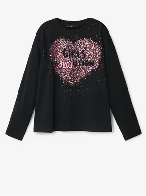 Black girly T-shirt Desigual Alba - Girls