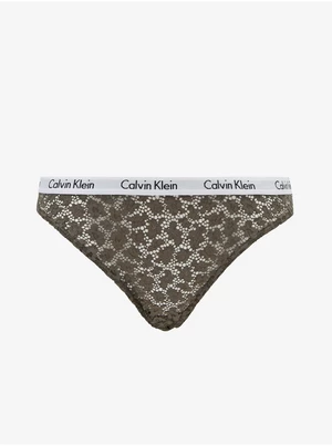 Dark brown lace panties Calvin Klein Underwear - Women