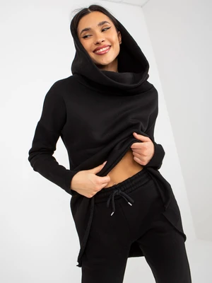 Black Women's Basic Tracksuit with Trousers