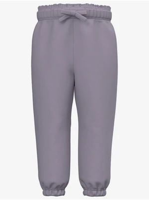 Purple girls' sweatpants name it Flis - Girls