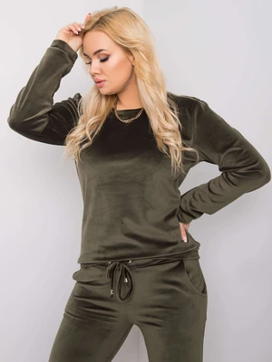 Velor kṛkit khaki plus sizes