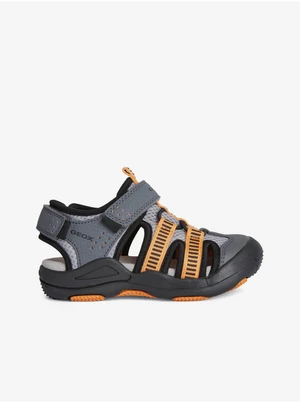 Orange and Grey Geox Kyle Boys Sandals - Boys