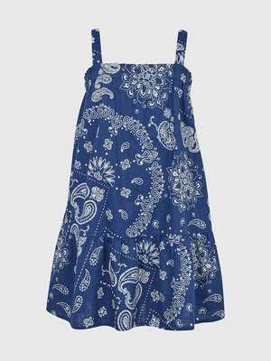 GAP Children's linen dress with blueprint - Girls