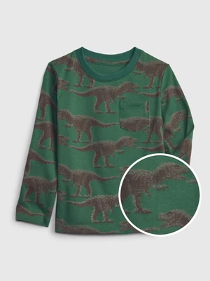 Dark green boys' T-shirt GAP