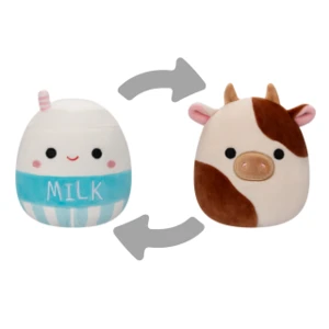 SQUISHMALLOWS 2v1 Kravička Ronnie a mléko Melly